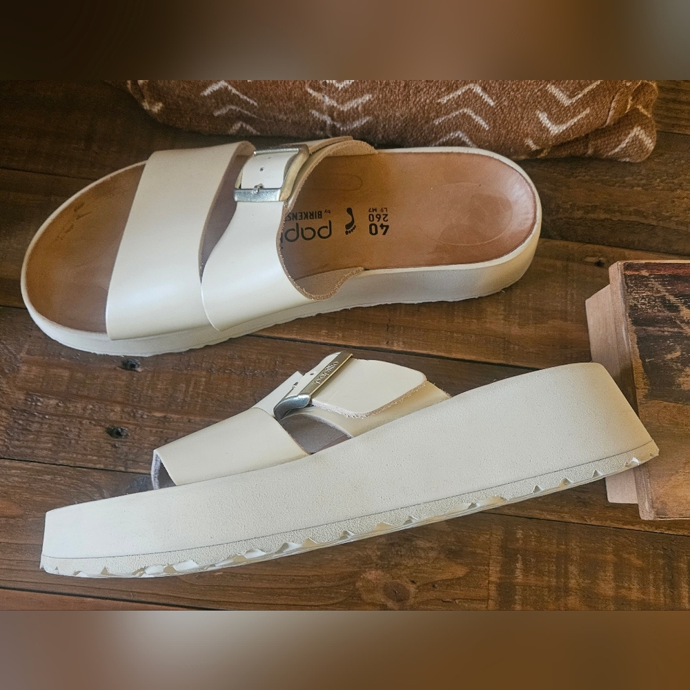 New Birkenstock Almina Papillio Platform Sz 40 - Picture 3 of 6